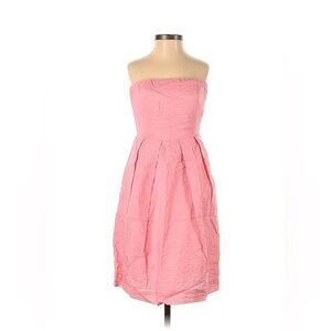 J. Crew Pink Strapless Dress
